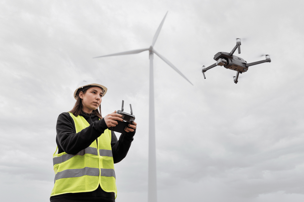 Why do construction companies need drone services