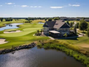 golf course drone photography denver