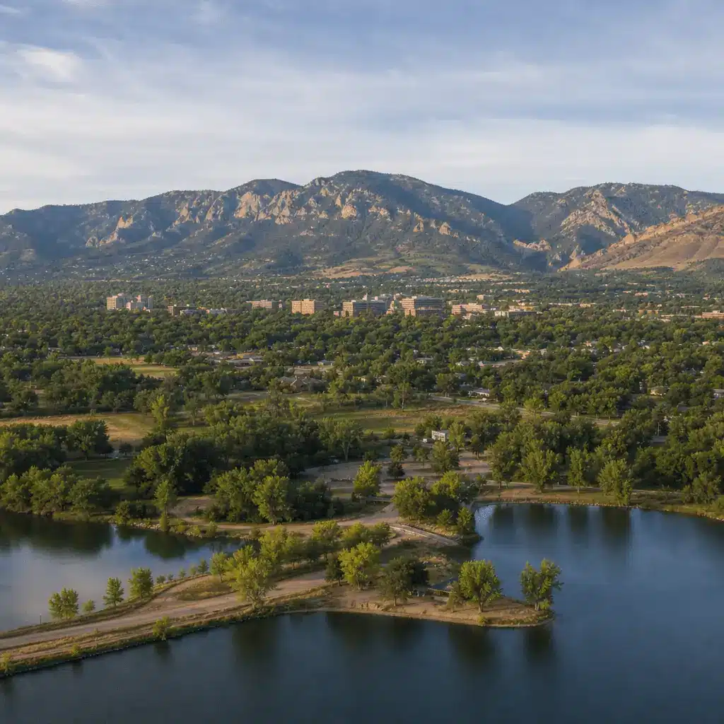 Why Fort Collins Businesses Are Hiring Drone Service Providers in 2026 2 Fort Collins, CO lake and neighborhoods below the foothills